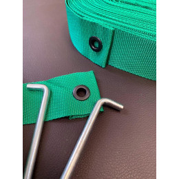 Разметка площадки для бадминтона 13.4х6.1м - зеленый (ленты)