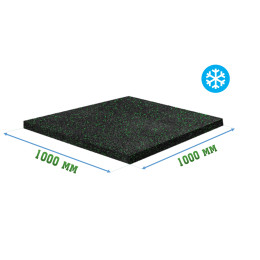 Резиновое покрытие 1000x1000x6мм для холодных помещений - Ice