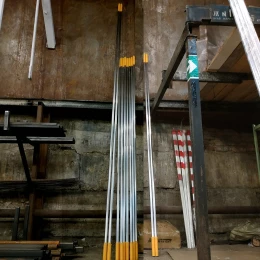 Стойки для прыжков + планка алюминий 4м