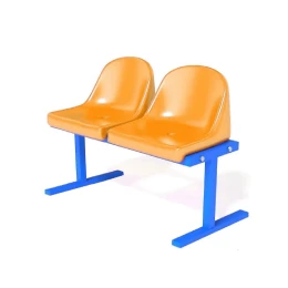 Скамейка для запасных игроков 2 места (Многоместные секции)