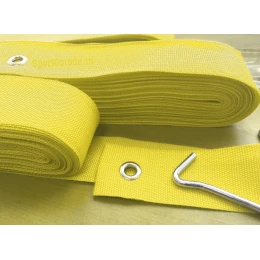 Разметка для пляжного футбола 12х27м - желтый (ленты)