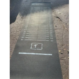 Дорожка для прыжков в длину с места удлинённая (410 см с шагом 5 см)