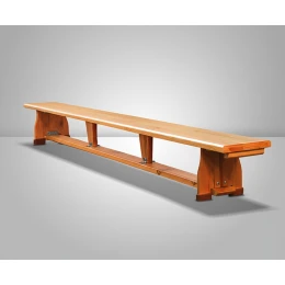 Скамья гимнастическая 3,5м на деревянных ножках