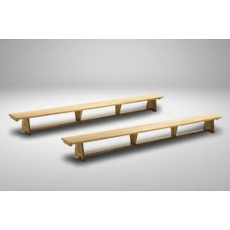 Скамья гимнастическая 3,5м на деревянных ножках