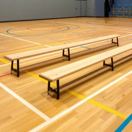 Скамья гимнастическая 1,5 м на металлических ножках