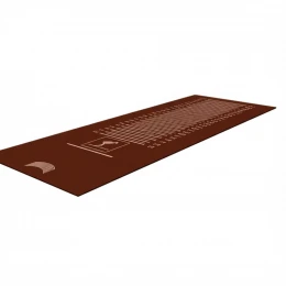 Дорожка облегченная 3,7м для прыжков темно-красная