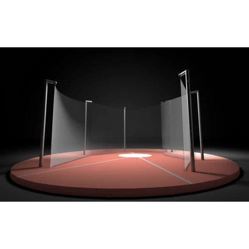 Сектор метания с защитным экраном