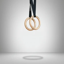 Кольца гимнастические с тросом 2 метра